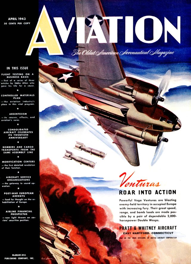 Aviation cover april 1943