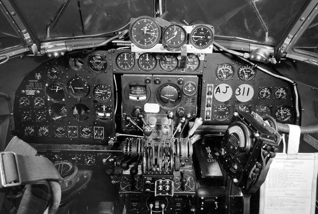 Lockheed ventura cockpit